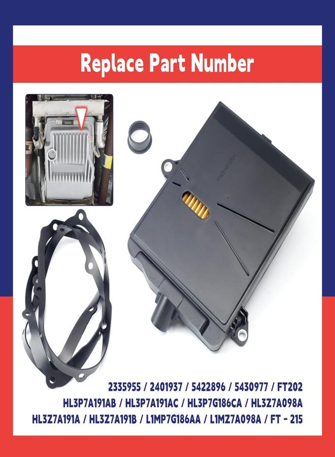 Dusledel 10R80 Ten Speed Transmission Filter Kit Replacement for Ford Ranger for Lincoln Navigator for Mustang for Ford F250 F350 for Explorer for Expedition for Bronco for Transit 150 250 350 Replace 2335955 - Image 4